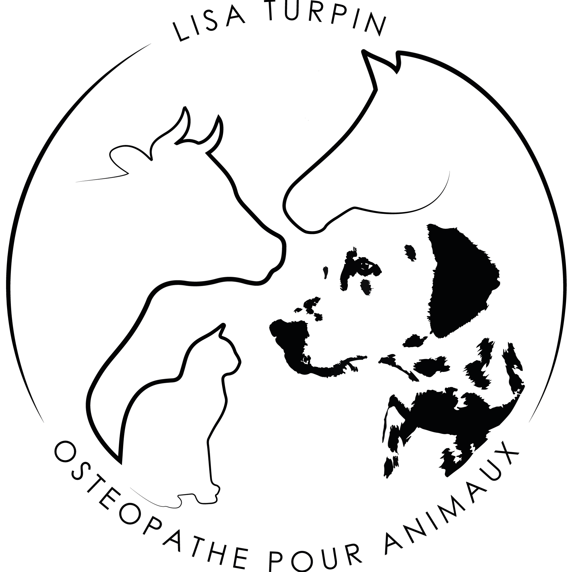 Logo Lisa Turpin, Ostéopathe pour animaux